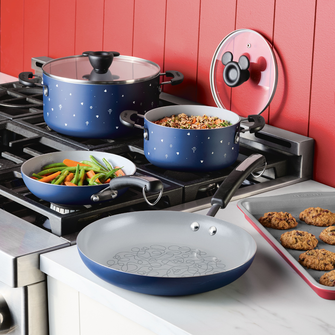 Bon Voyage 7-Piece Ceramic Nonstick Cookware Set - 