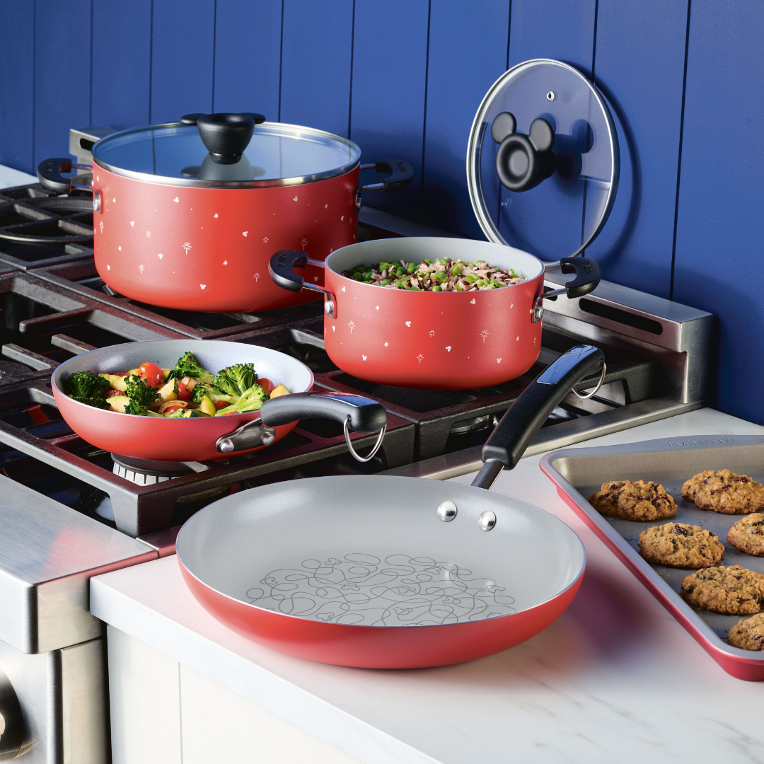 Bon Voyage 7-Piece Ceramic Nonstick Cookware Set - 