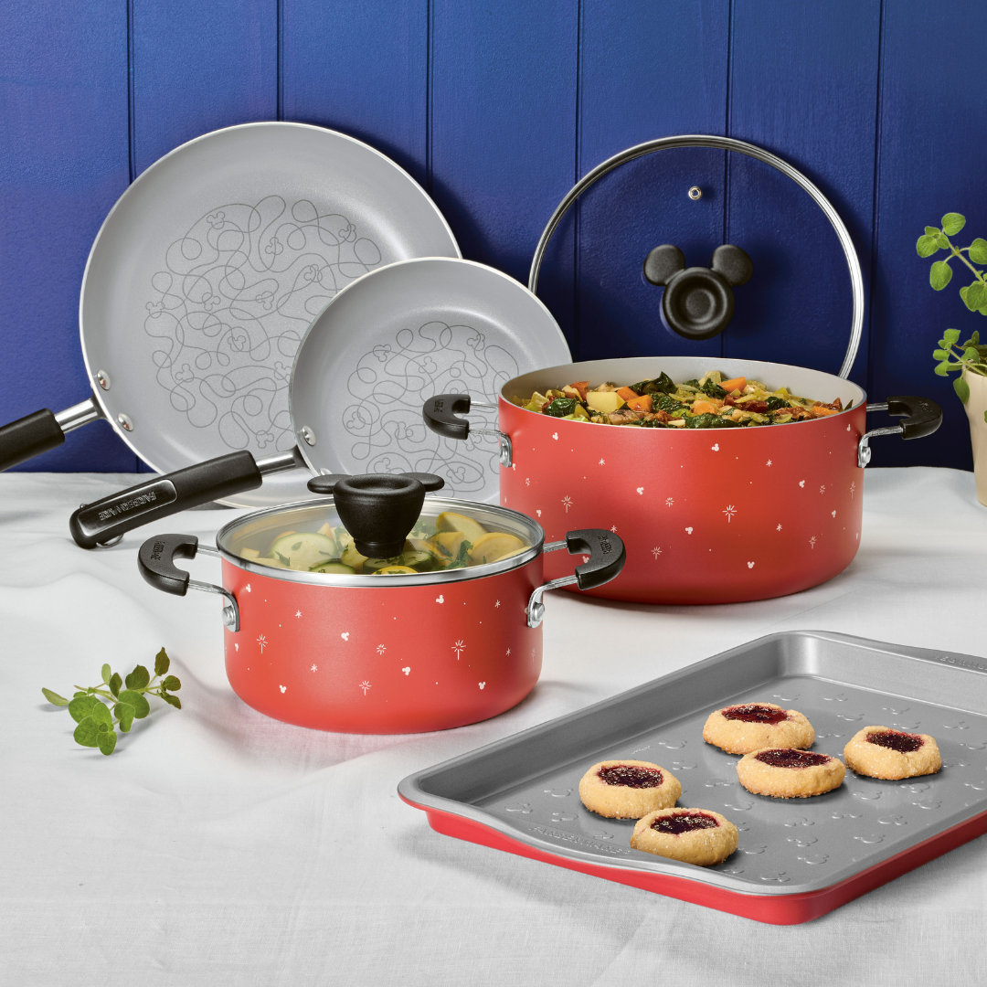 Bon Voyage 7-Piece Ceramic Nonstick Cookware Set - 