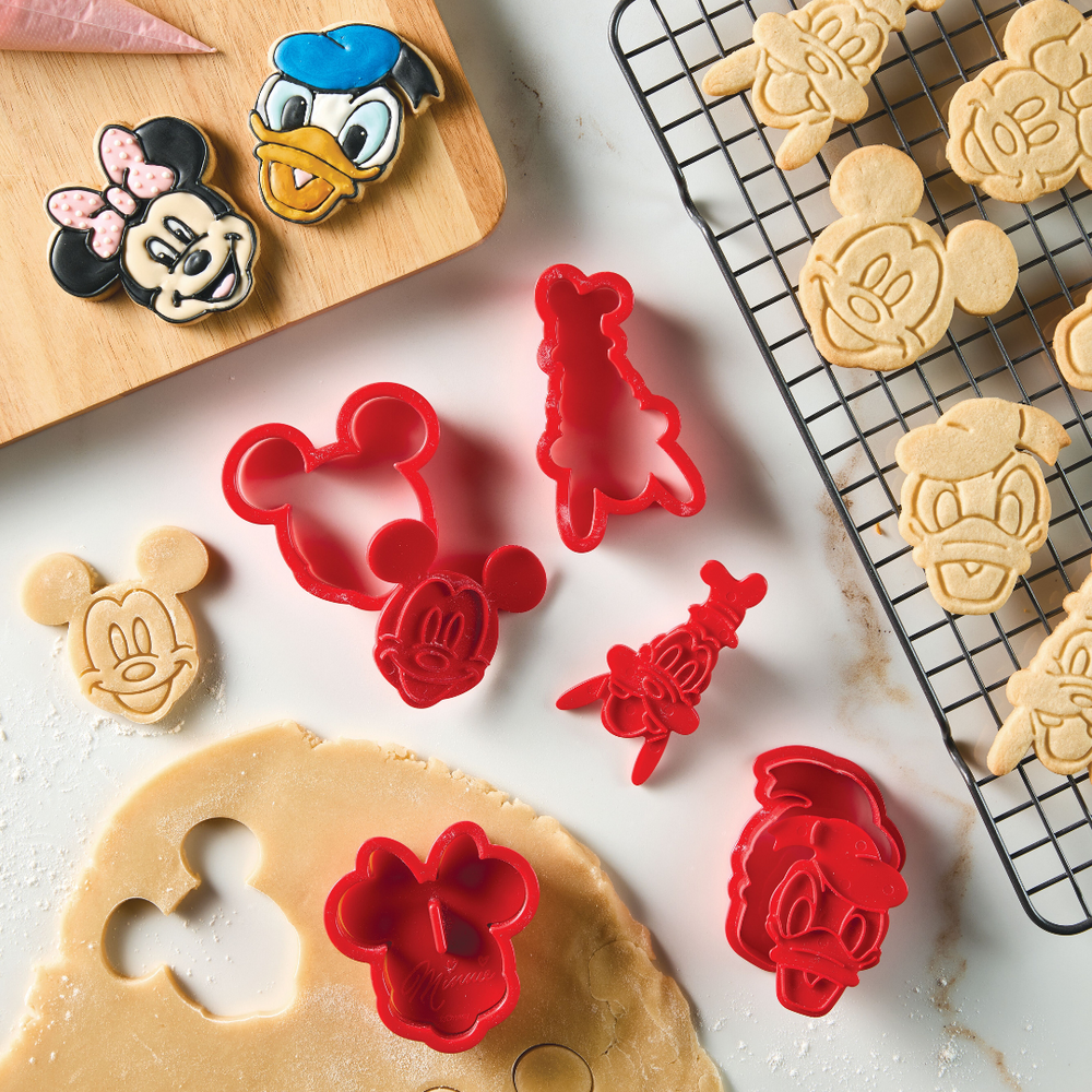 Bake with Mickey Mouse 8-Piece Cookie Cutter and Stamp Set - 25220019486772