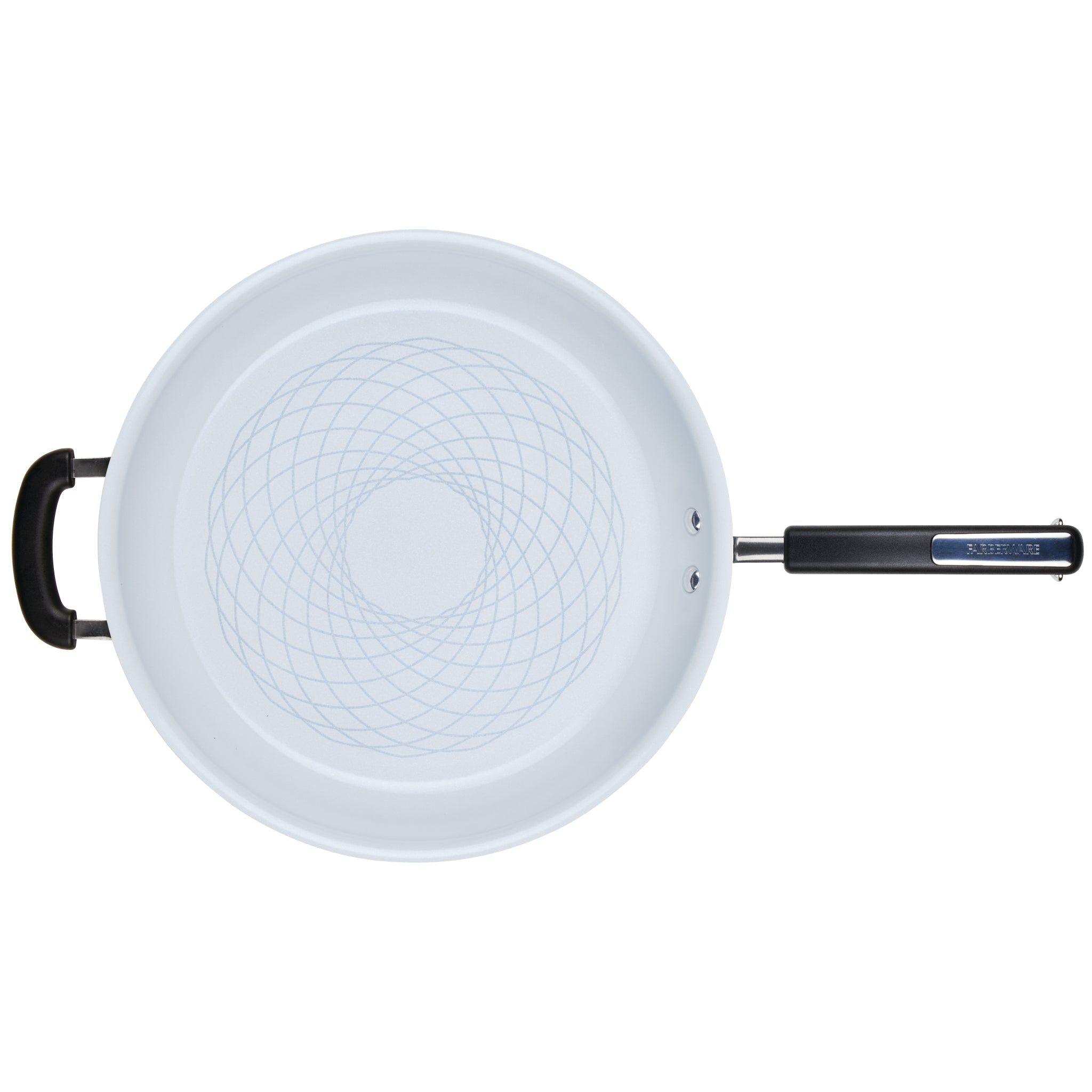 Farberware Eco Advantage Ceramic Nonstick Deep Frying Pan With Helper  Handle, 12.5-Inch