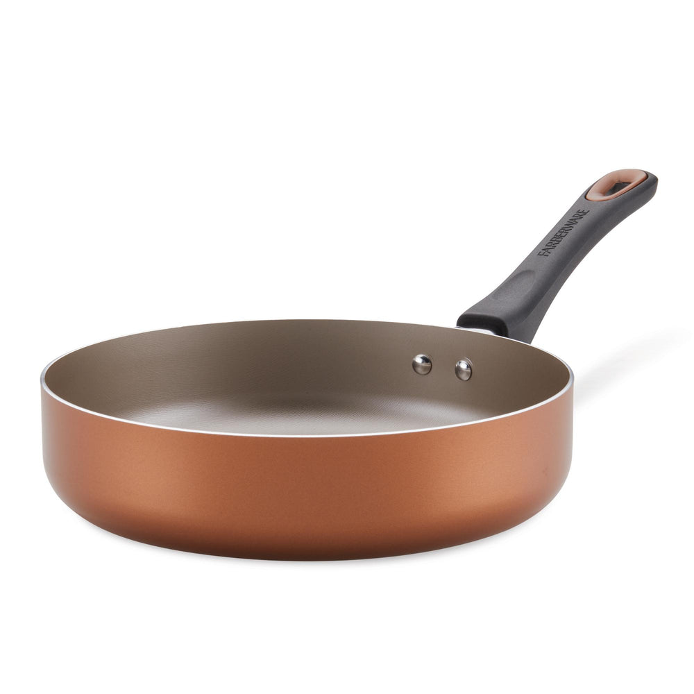 12-Inch Deep Nonstick Frying Pan with Lid