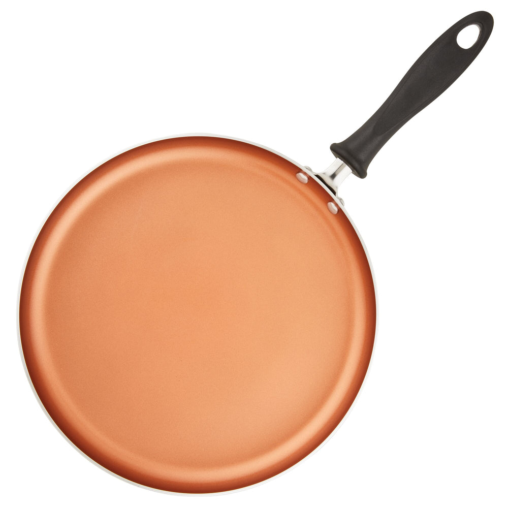 11-Inch Copper Ceramic Nonstick Griddle Pan
