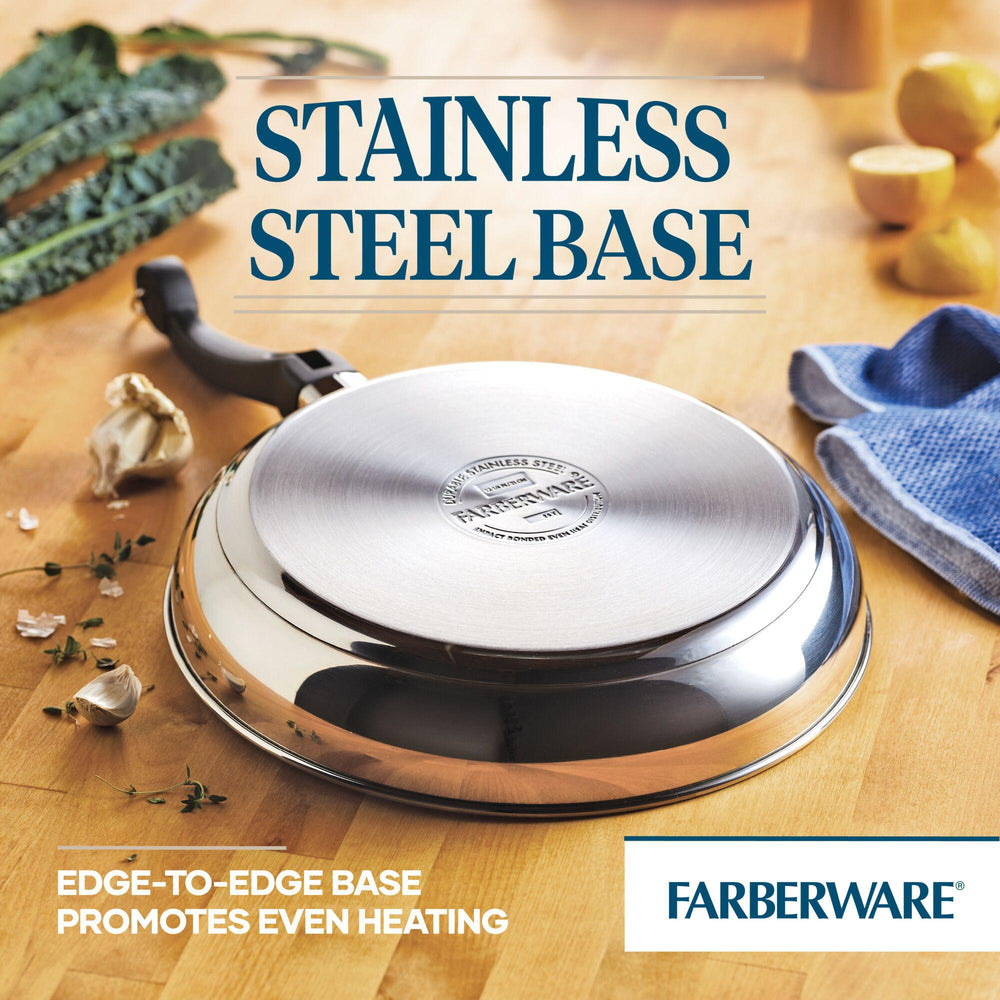 Farberware 12 Inch High Dome Stainless Steel Electric Frying