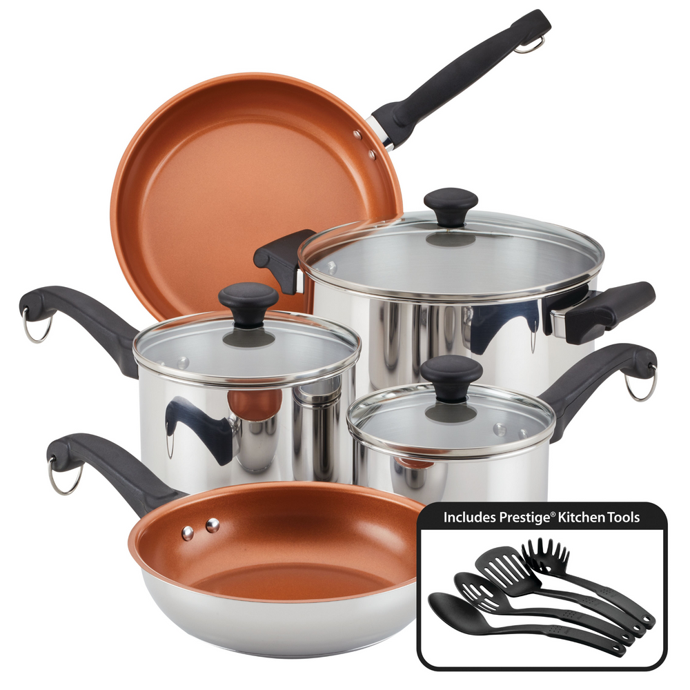 12-Piece Stainless Steel Cookware Set - 20890493583412