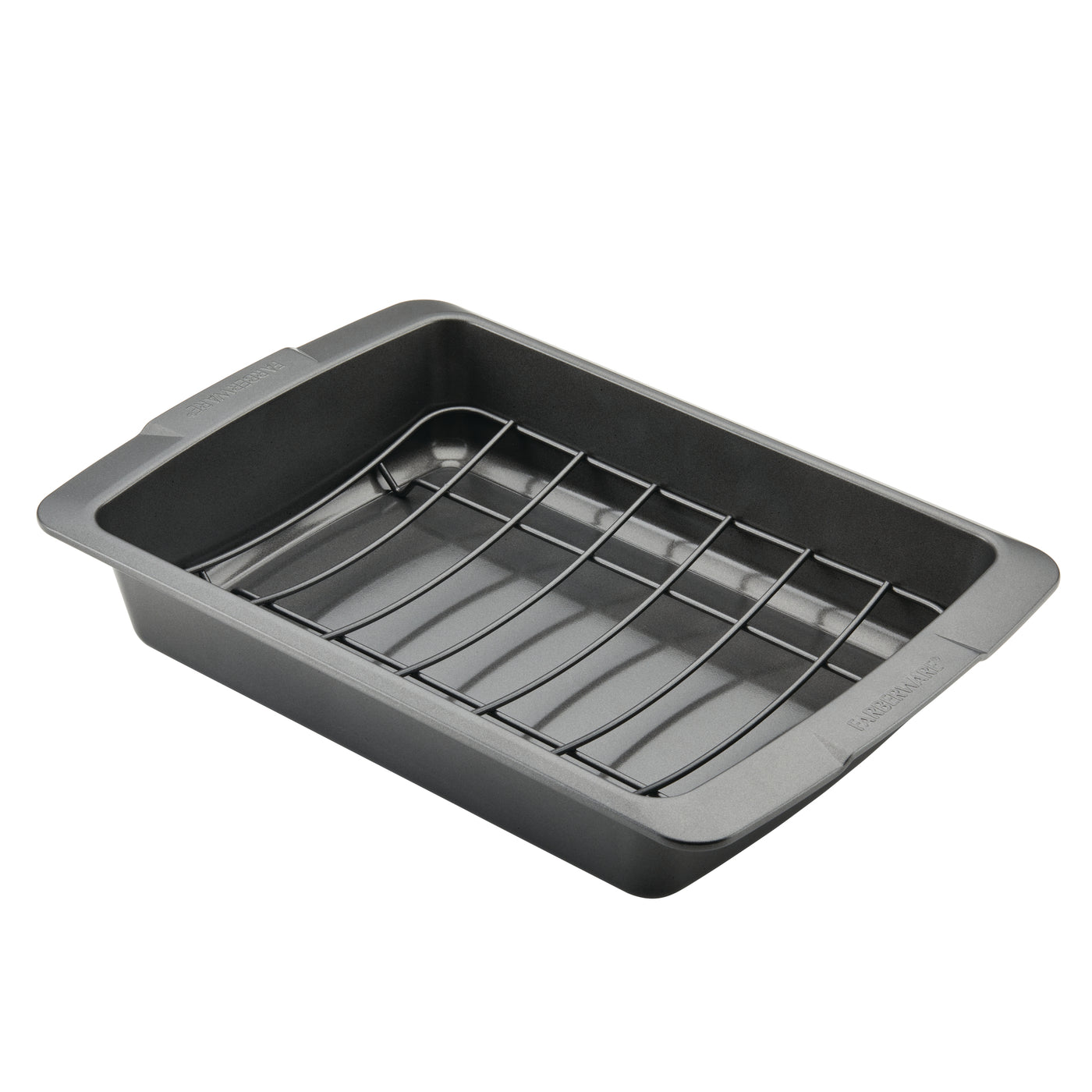 The Nonstick Roaster with U-Rack is an ideal choice for even cooking, featuring a rectangular design that is oven-safe for versatile culinary adventures.