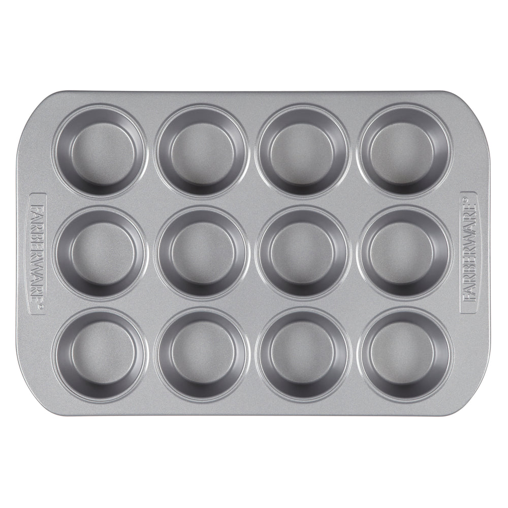 Circulon Total Bakeware Nonstick 12- Cup Muffin Pan · Gray