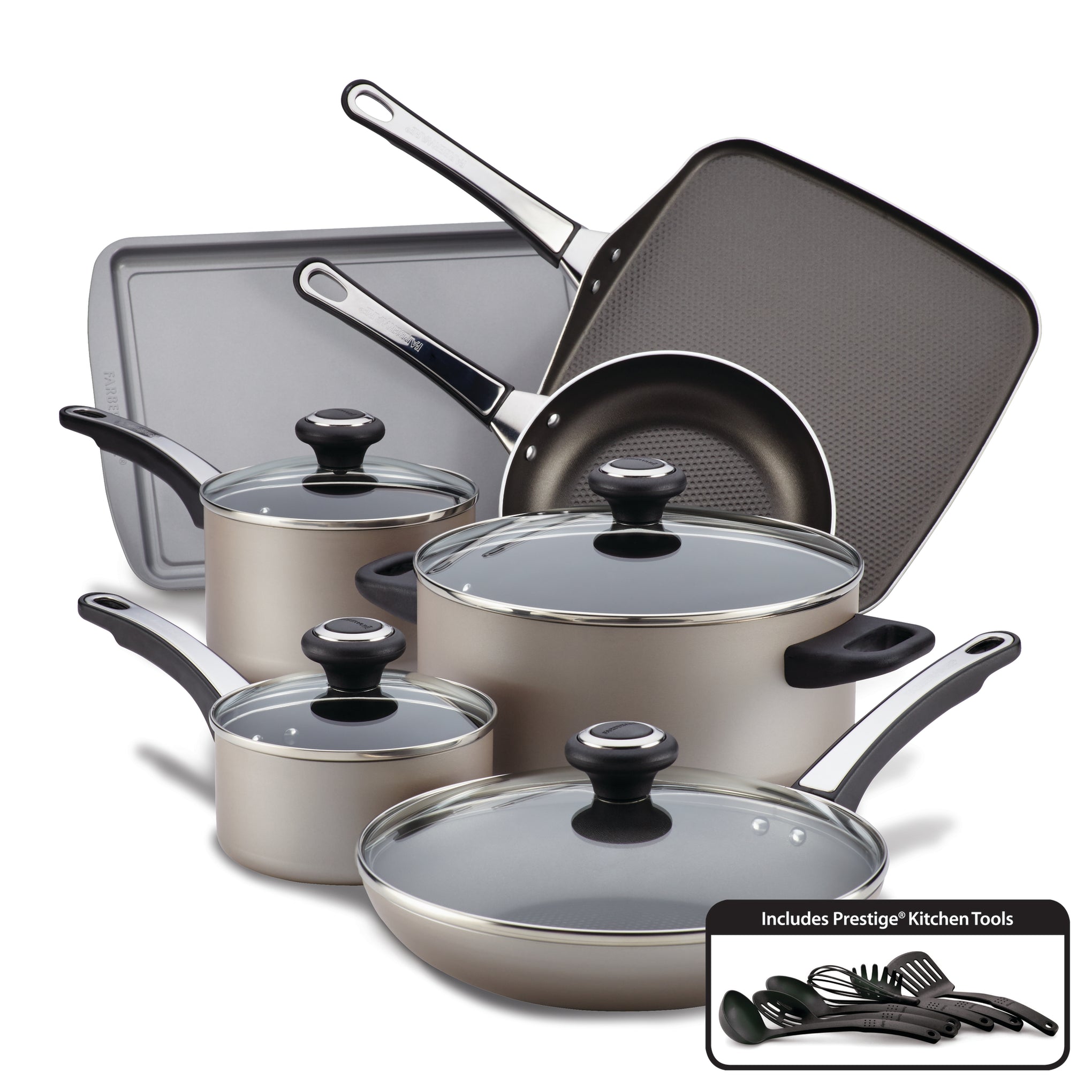 17-Piece Nonstick Cookware Set — Farberware Cookware