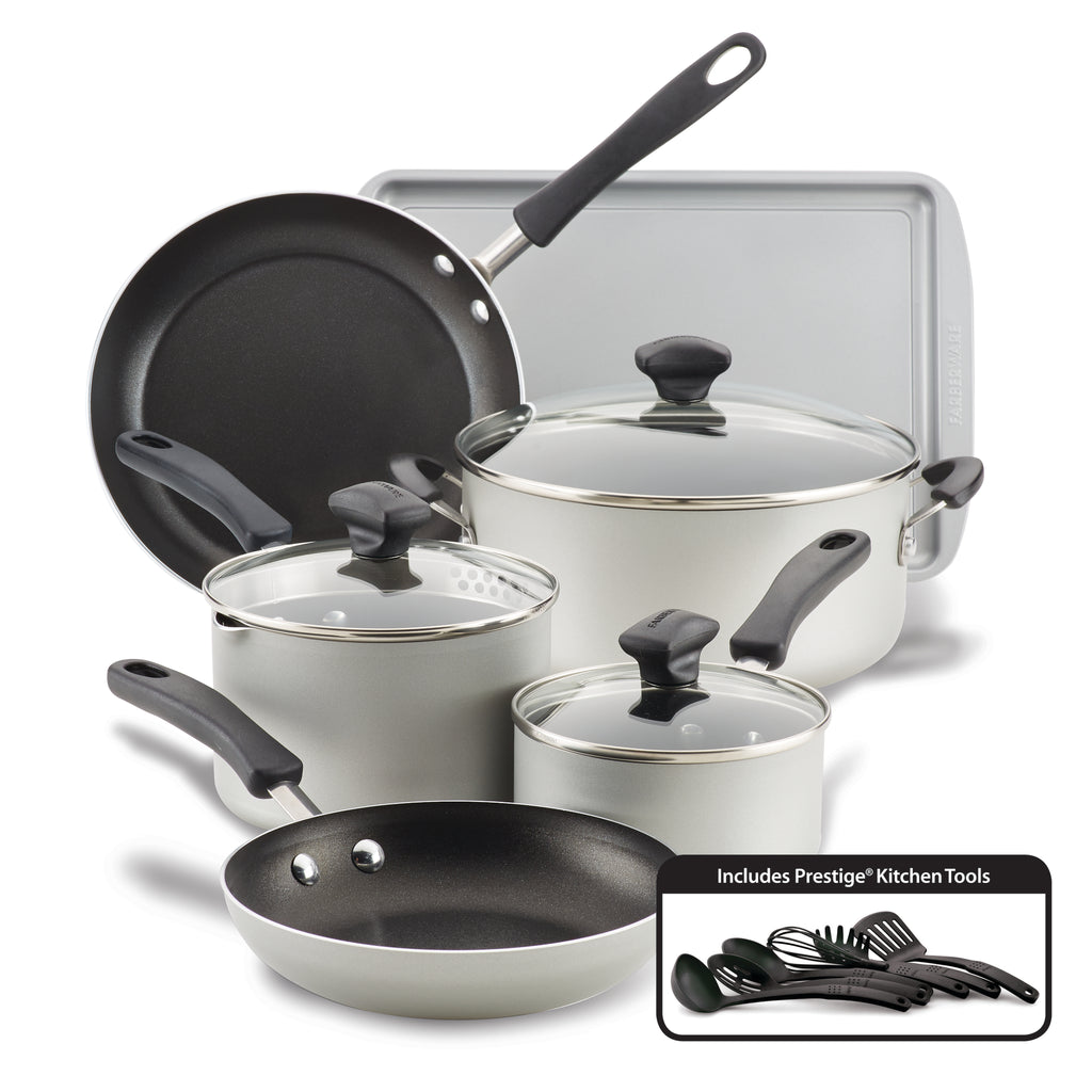 Farberware Classic Series 15-Piece Stainless Steel Nonstick