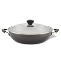 Enjoy effortless stir fries with the 12.25-Inch Nonstick Wok, which includes handles and a glass lid.