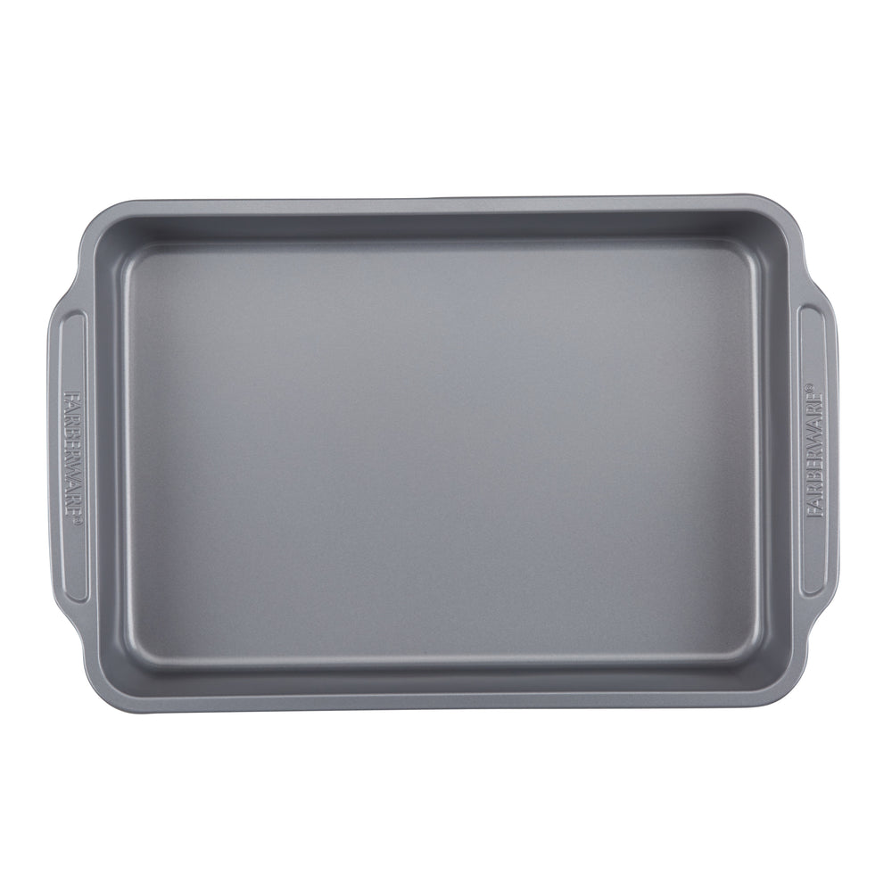 Farberware Nonstick Bakeware, Gray, Interior View, feature
