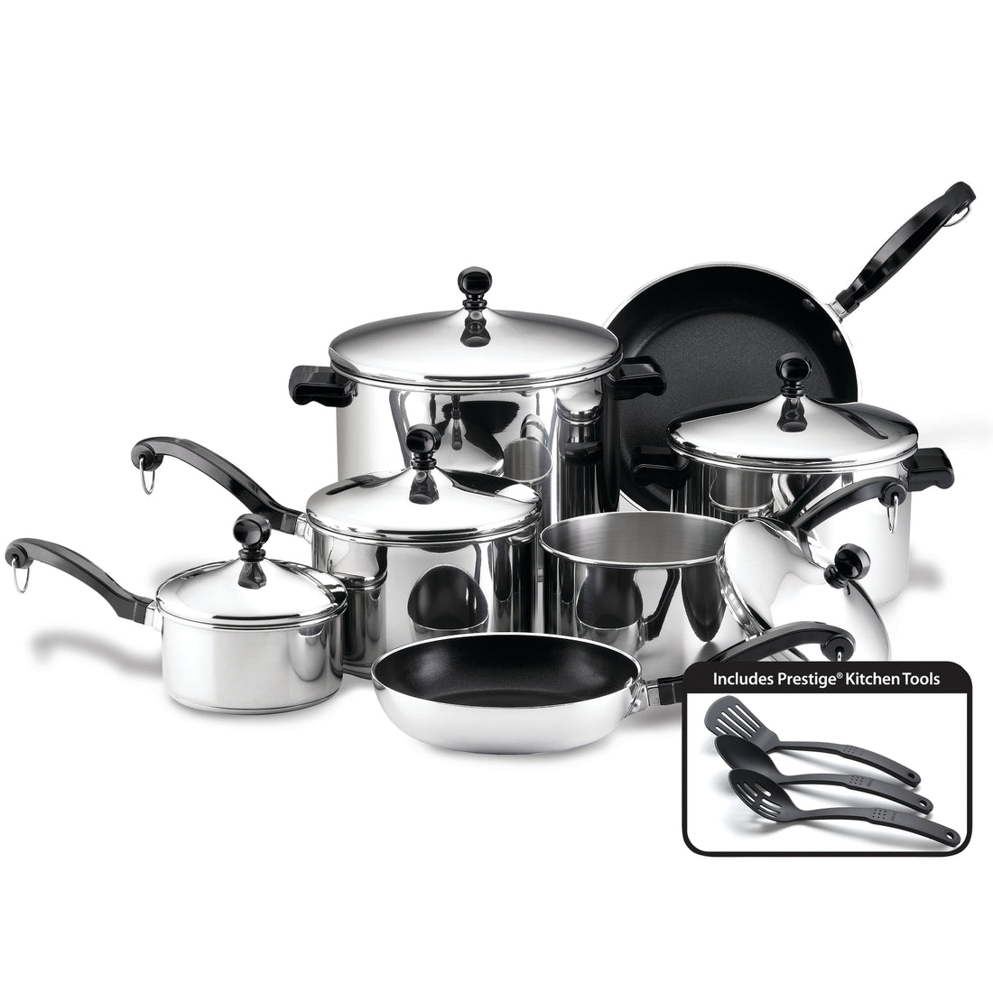 Classic Cookware Collection Classic Series Cookware | Stainless Steel Cookware | Farberware ...