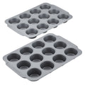 2-Piece Nonstick Double Batch Muffin Set