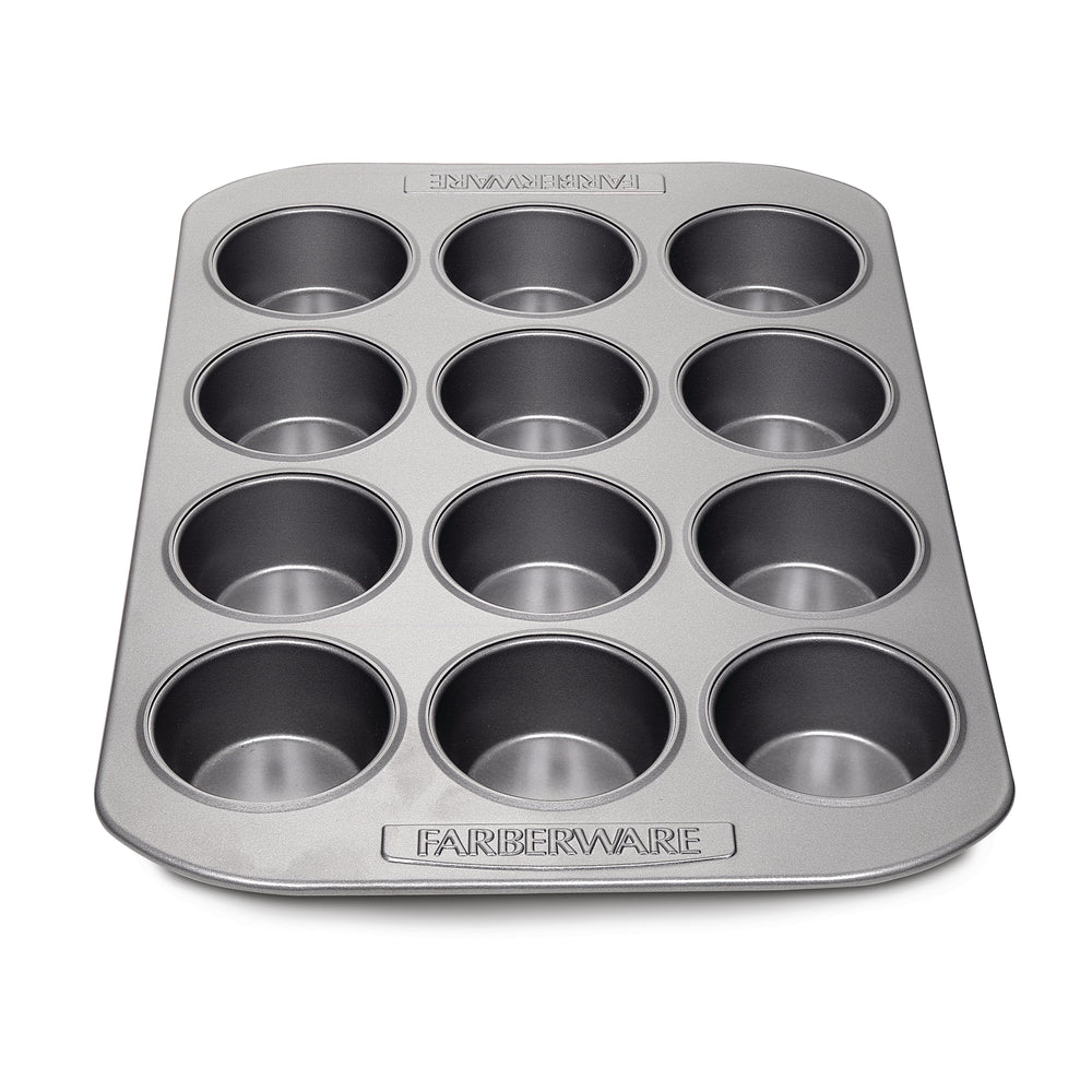 Farberware Nonstick Bakeware Baking Pan / Nonstick Cake Pan, Round - 9  Inch, Gray, 1 Count (Pack of 1)