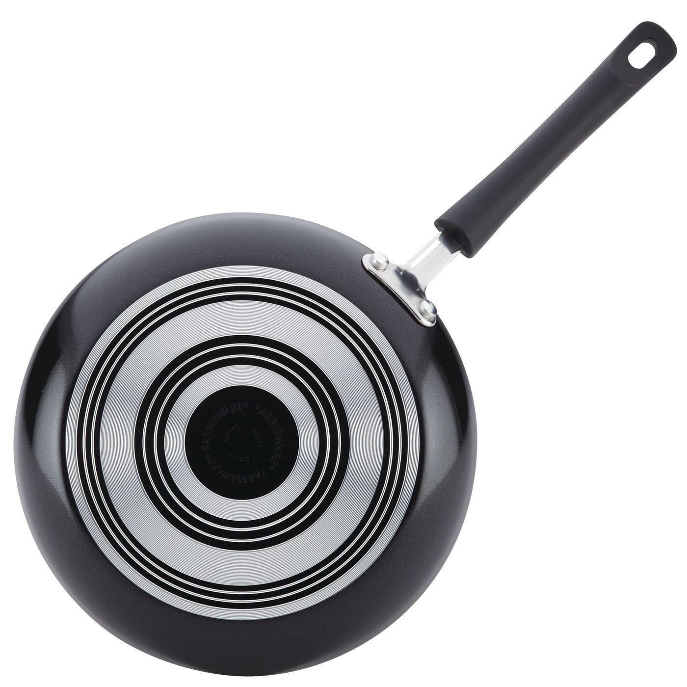 The 10.5" & 12" Nonstick Frying Pan Set from Farberware offers a superior cooking experience with its circular striped pattern on the bottom. These nonstick skillets ensure effortless food release and quick cleanup for everyday culinary adventures.